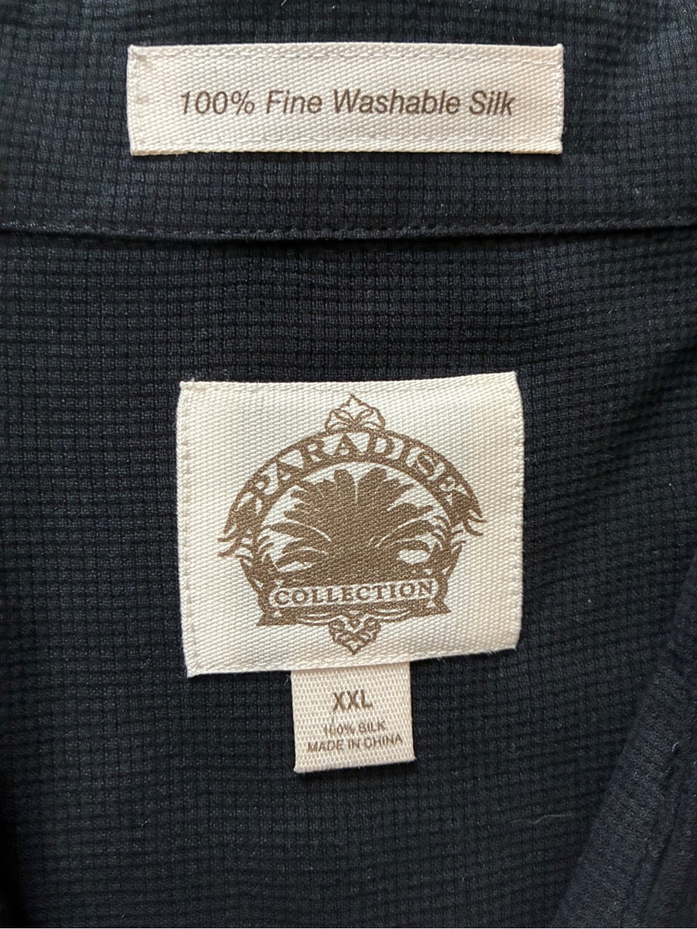 Paradise Collection 100% Fine Washable Silk Shirt - Picture 4 of 9